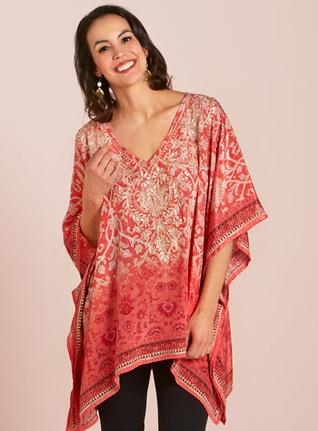 Chikankari Caftan Blouse