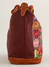 Embroidered Floral Overnight Bag