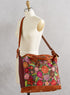 Embroidered Floral Overnight Bag