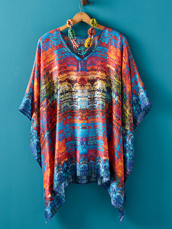 Jeweled Skies Caftan Blouse