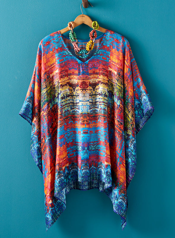 Jeweled Skies Caftan Blouse