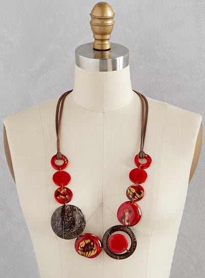 Hibiscus Tagua Necklace