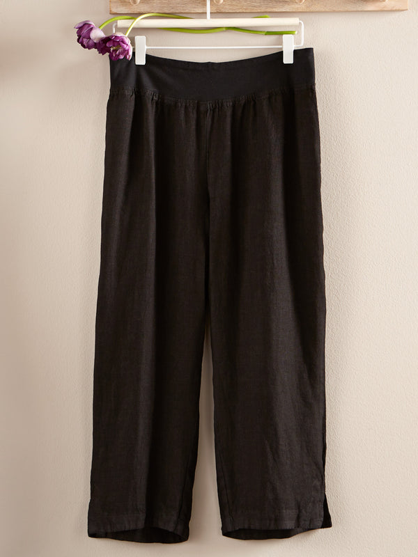 Linen Capri Pants