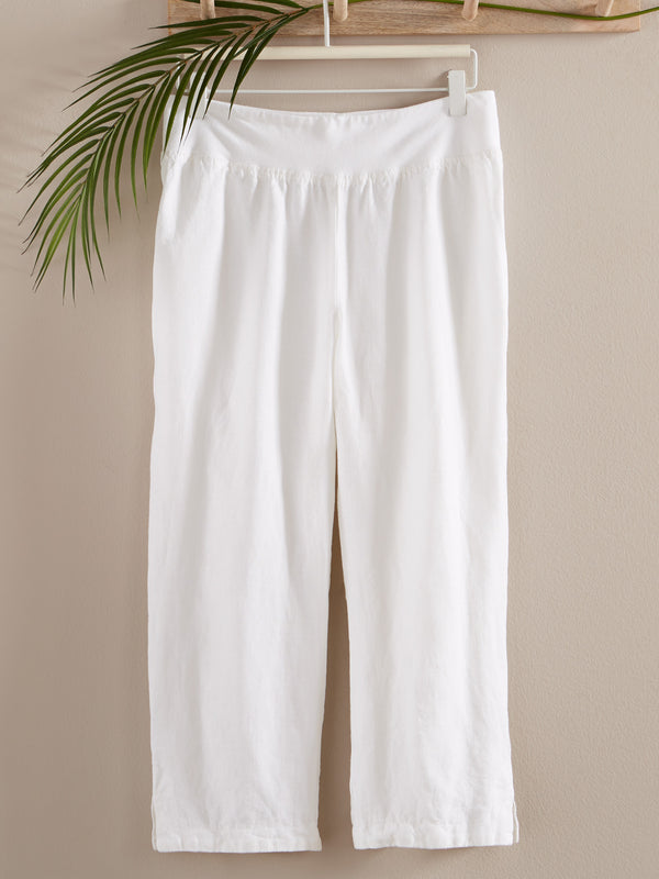 Linen Capri Pants