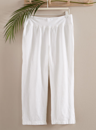 Linen Capri Pants