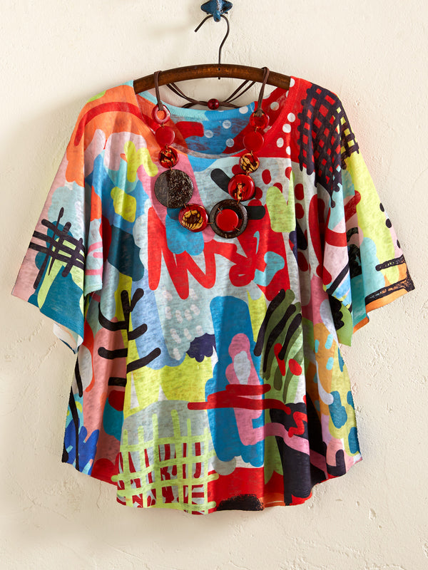 Eighties Ladies Top