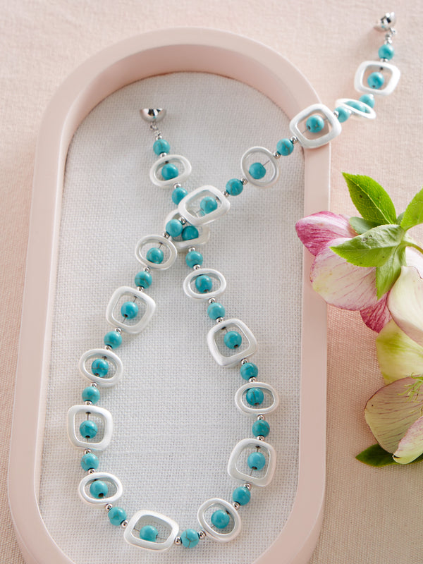 Magnet for Compliments Jewelry - Blue Howlite