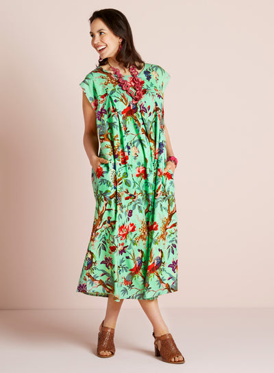 Aviary Caftan Dress Outfit