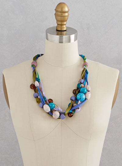 Romantic Notions Necklace - Robin's Egg