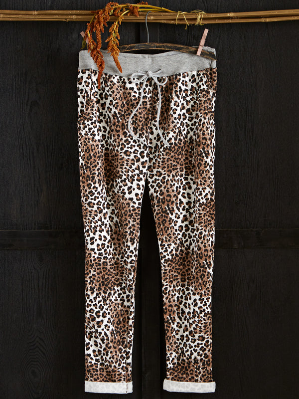 Favorite Fit Leopard Print Pants FINAL SALE (No Returns)