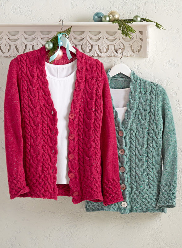 Irish Wishbone Cable Cardigan FINAL SALE (No Returns)