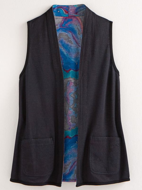 Double Up Reversible Vest - Marbled Swirl FINAL SALE (No Returns)