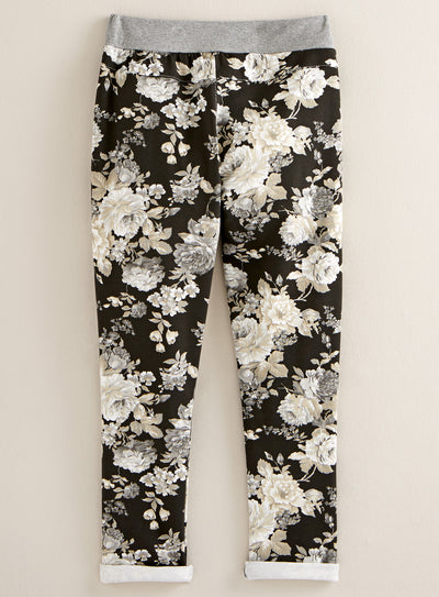 Favorite Fit Gray Floral Pants FINAL SALE (No Returns)