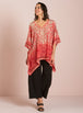 Chikankari Caftan Blouse Outfit