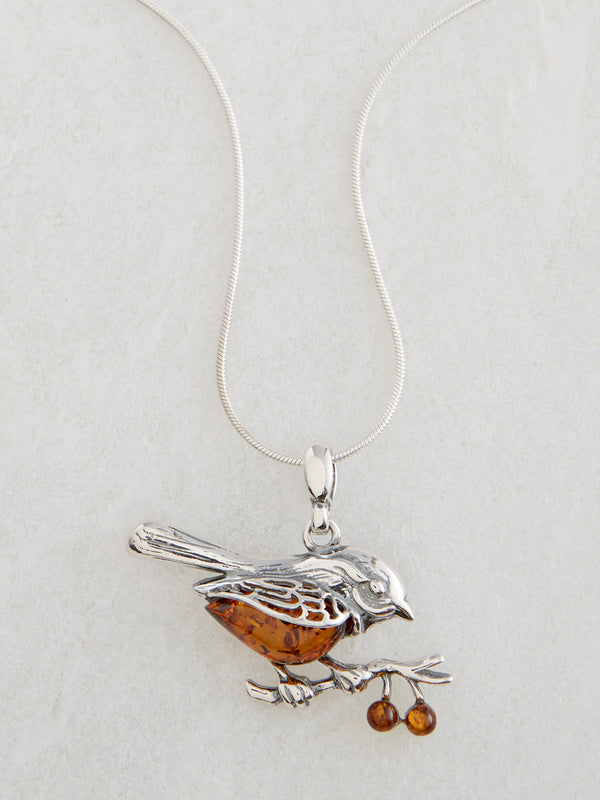 Amber Songbird Jewelry