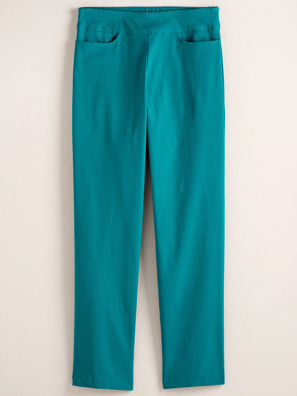 Kick It Up Flat Front Pants