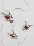 Amber Songbird Jewelry