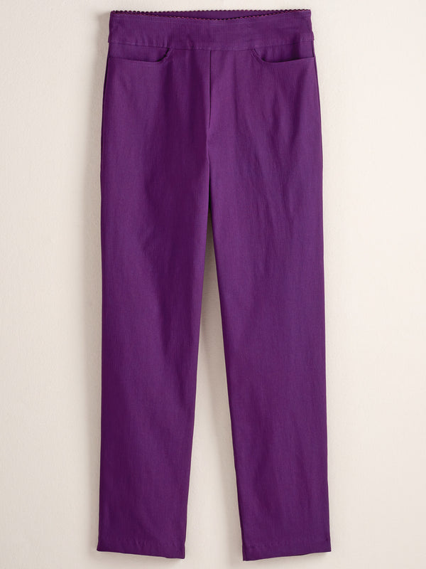 Kick It Up Flat Front Pants