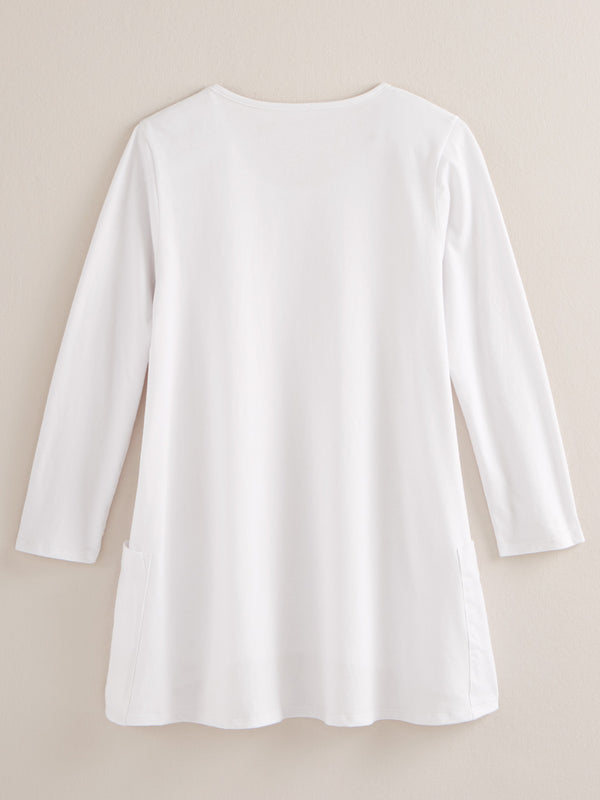 Beyond Basic Trapeze Top - 3/4 Sleeve