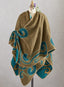 Hands-free Blanket Wrap - Teal and Gold FINAL SALE (No Returns)